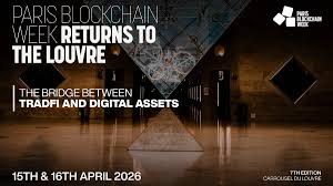 Paris Blockchain Week 2026 runs April 15–16 at the Carrousel du Louvre in Paris. The 7th edition gat