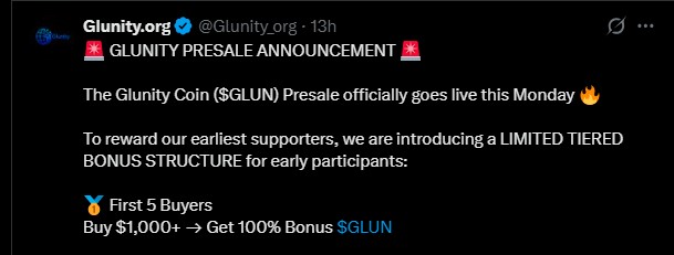 Glunity Presale Date Glunity Presale Date