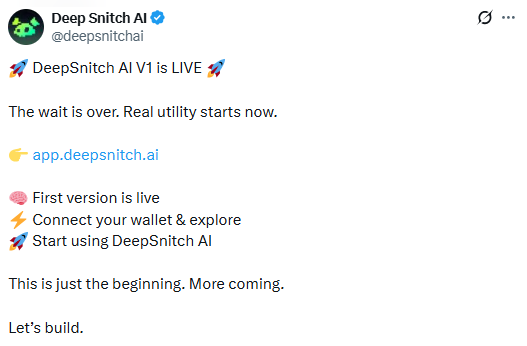 deepsnitch ai is live