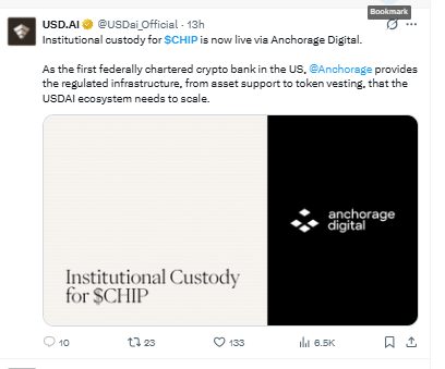 Anchorage Custody with USI AI