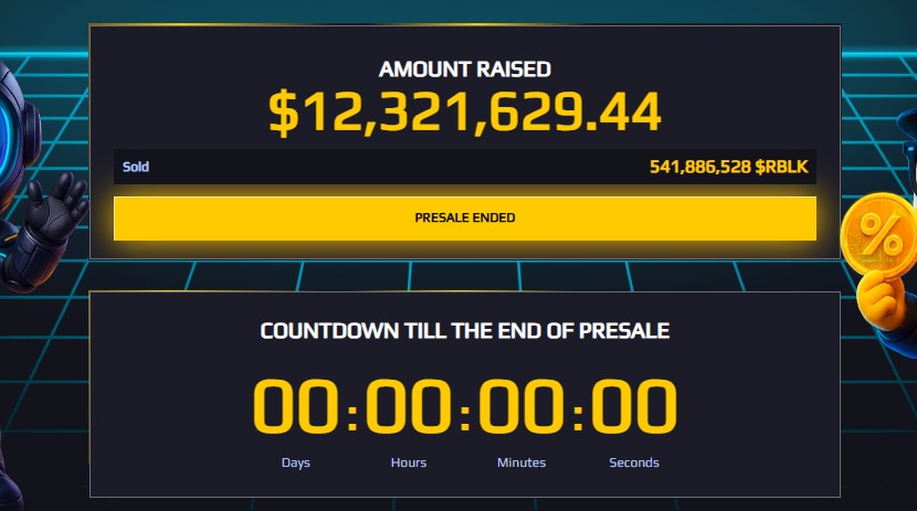 Rollblock Presale Ended