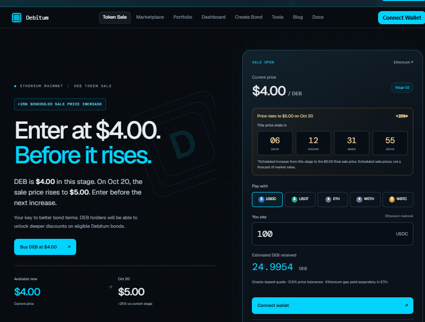 Debitum Network Crypto 