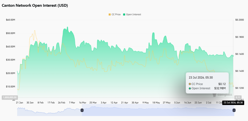 Canton Coin Open Interest Canton Coin Open Interest