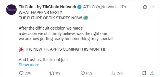 The official X update 