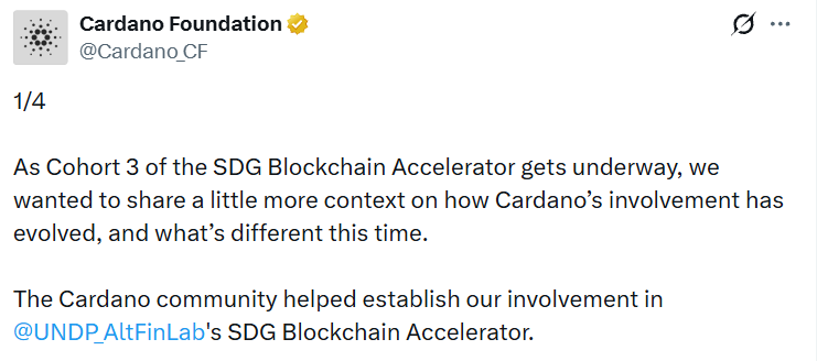 Cardano Cohort 3 news Cardano Cohort 3 news
