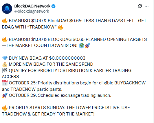 blockdag october 23 post