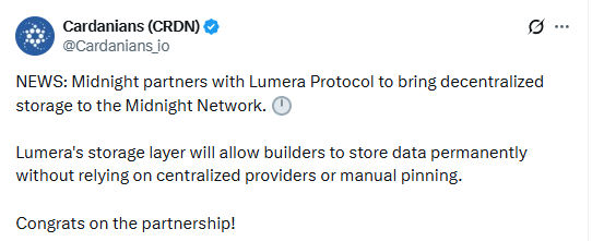 Midnight Partnership Announcement