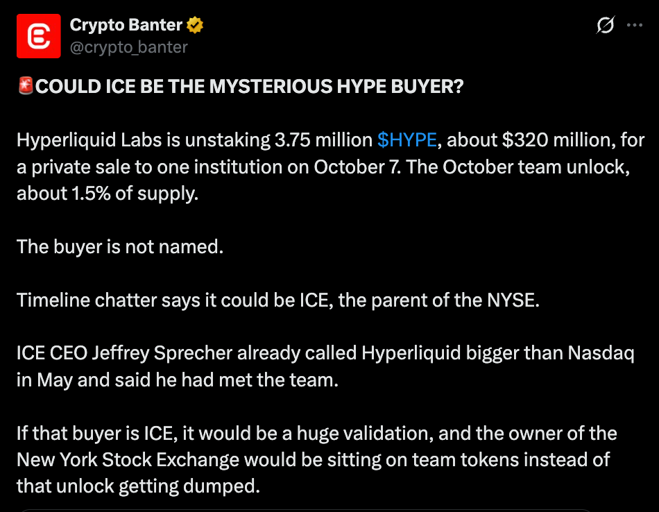 Crypto Banter official tweet Crypto Banter official tweet
