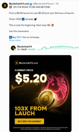 from a $0.05 launch to now $5.20 just over 24 hours from a $0.05 launch to now $5.20 just over 24 hours