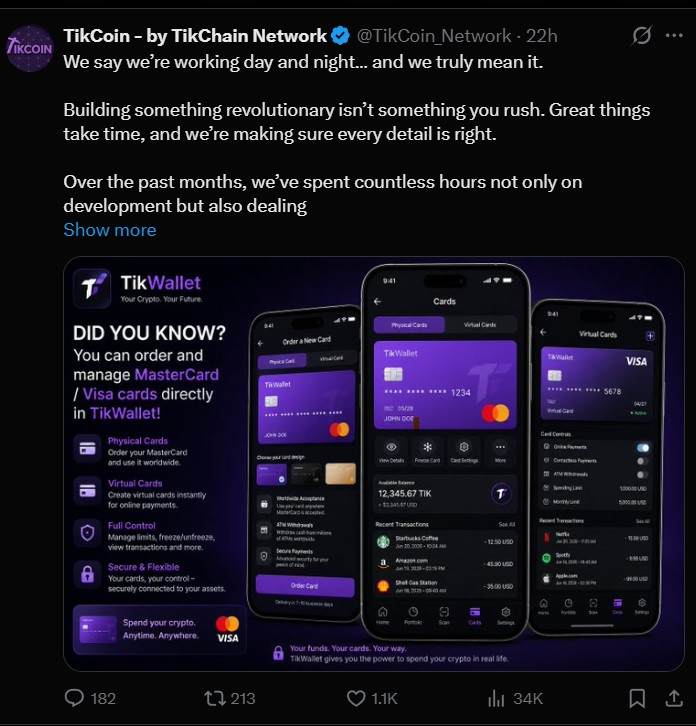 Tikcoin Network Updates Coming Soon Tikcoin Network Updates Coming Soon