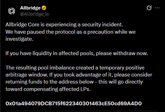 Allbridge exploit news
