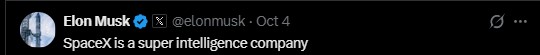 SpaceX is a super intelligence company