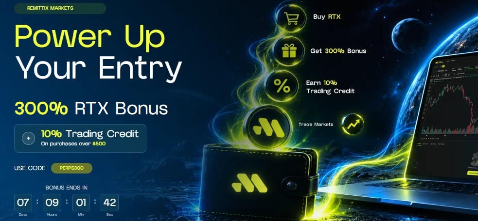 Remittix 300% Bonus and Trading Credit Remittix 300% Bonus and Trading Credit