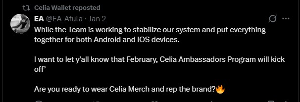 Celia Ambassadors Program Celia Ambassadors Program