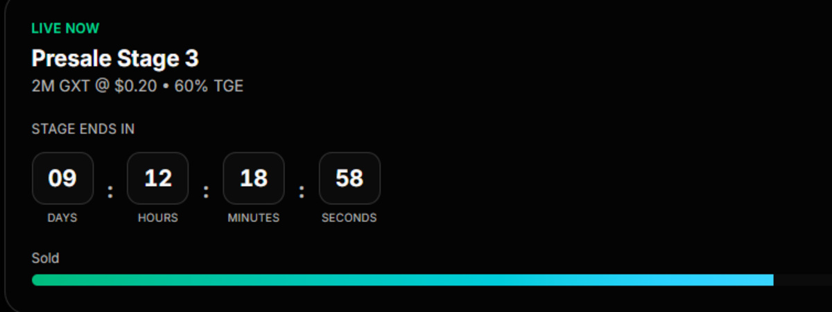 Official roadmap screenshot showing live presale Official roadmap screenshot showing live presale