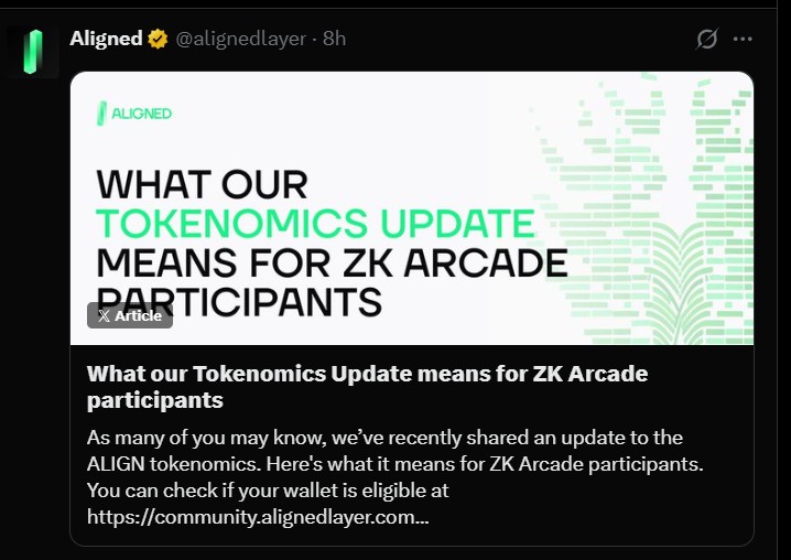 ALIGN for ZK Arcade