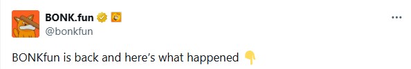 BONKfun Relaunch
