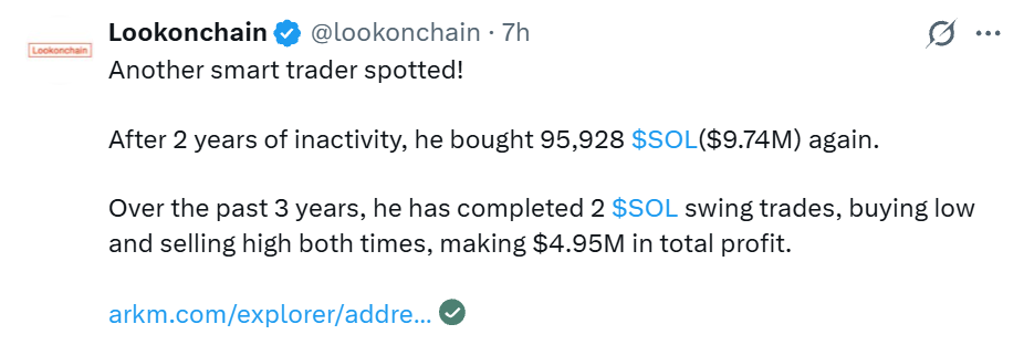 Whale buying again Whale buying again