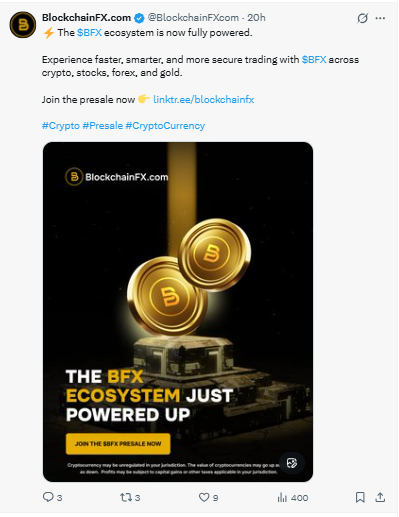 BlockchainFx Ecosystem is fully live