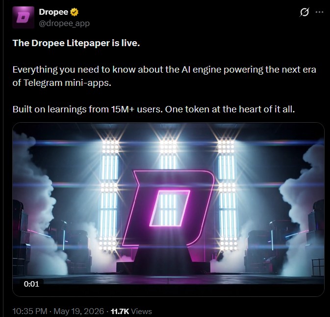 Dropee Litepaper Update