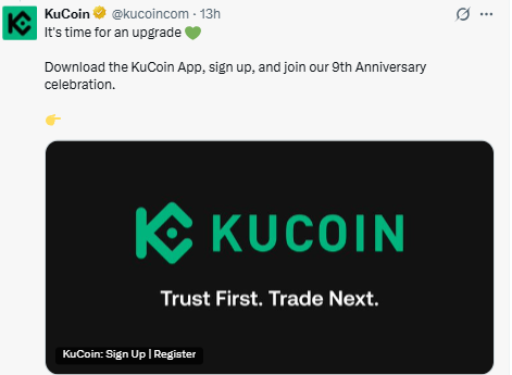 KuCoin turned nine years