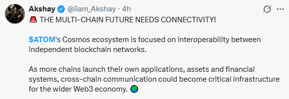ATOM Crypto News Today: Multi-Chain Interoperability in Focus ATOM Crypto News Today: Multi-Chain Interoperability in Focus