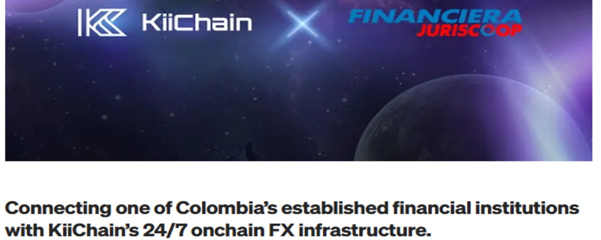 Official KiiChain article showing update of financial institutions Official KiiChain article showing update of financial institutions