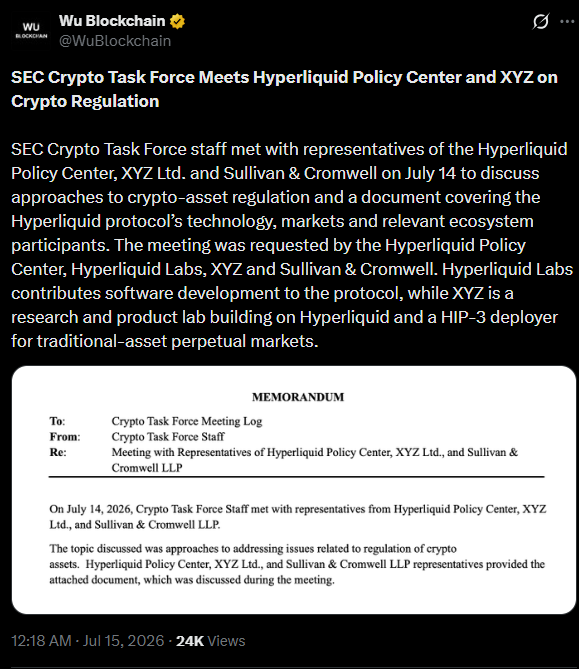 hyper liquid news on x hyper liquid news on x