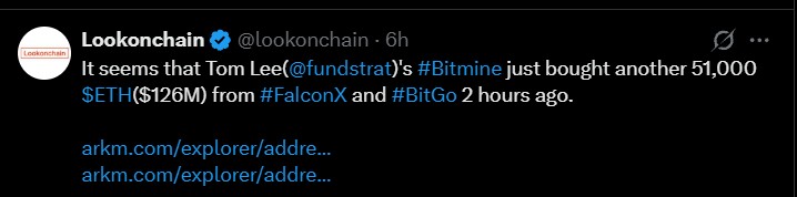 Bitmine Ethereum News