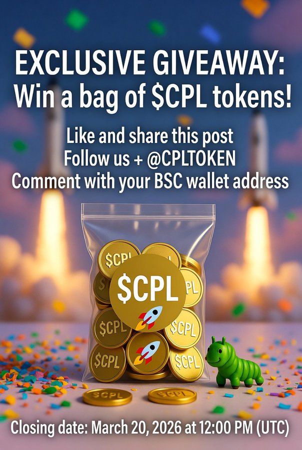 CPL Token Giveaway – Community Crypto Campaign
