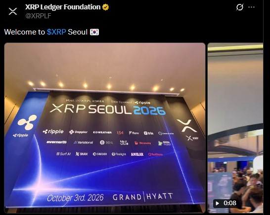 The XRP Seoul event took place on Oct. 3 The XRP Seoul event took place on Oct. 3
