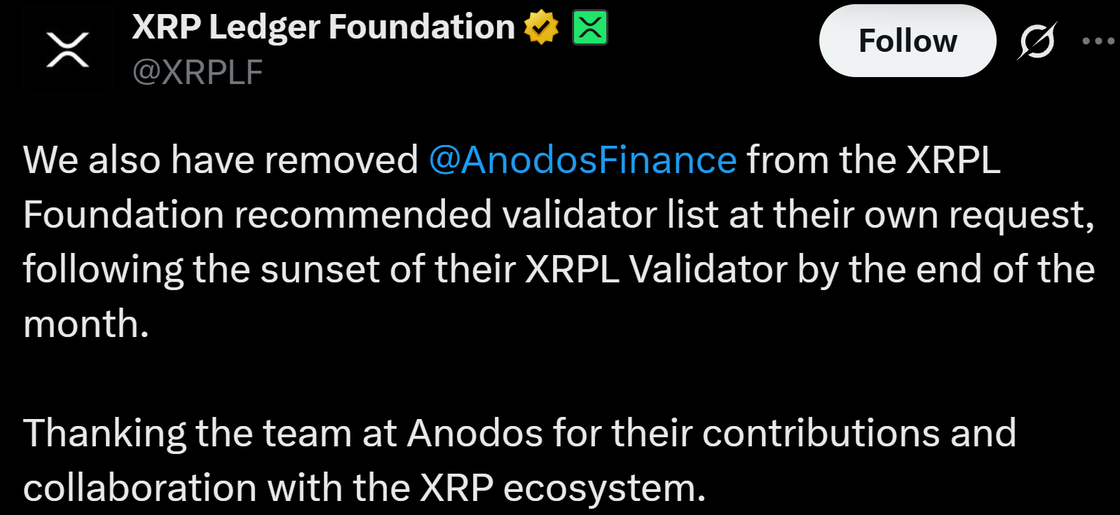 The XRP Ledger Foundation