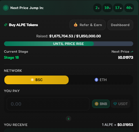 alphapepe presale price