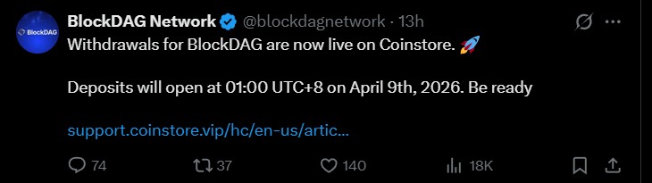 BlockDAG Coinstore Listing BlockDAG Coinstore Listing