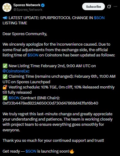 Spur Protocol airdrop claim