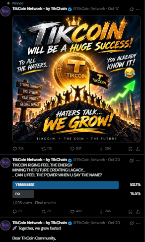Tikcoin Network Latest Updates