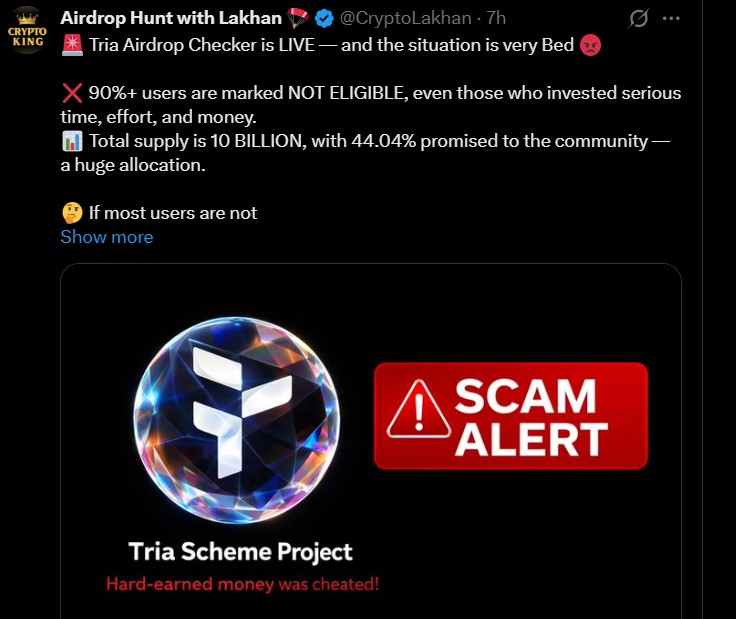 Tria Airdrop Claim