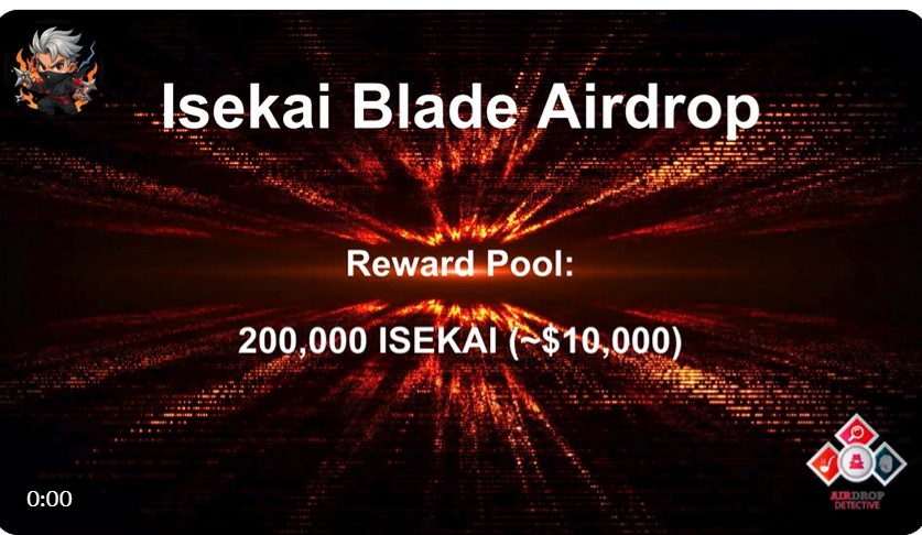 Isekai Blade Airdrop : Gaming & Referral Rewards Isekai Blade Airdrop : Gaming & Referral Rewards