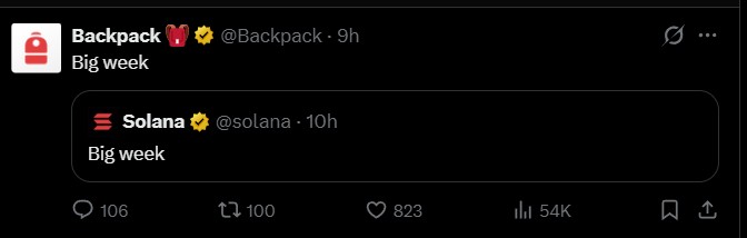 Backpack Token TGE Date