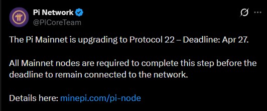 Pi Network Mainnet upgrade