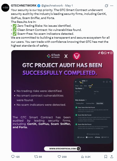 Gtec network Audit is successfully completed