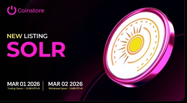 SOLR Listing on Coinstore