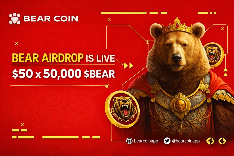  BEAR Coin Airdrop Is Live Now