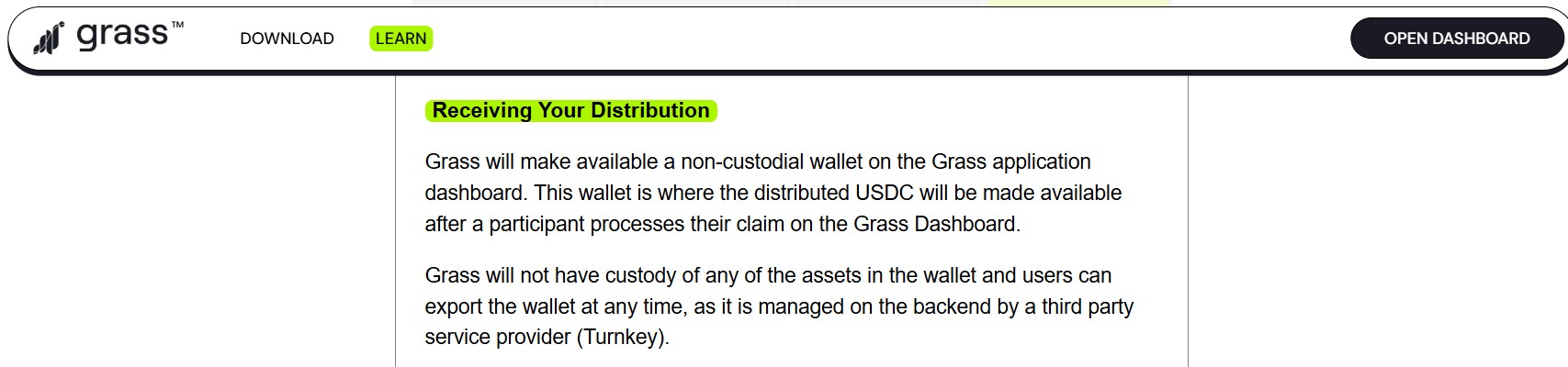 How users Get there Grass Airdrops