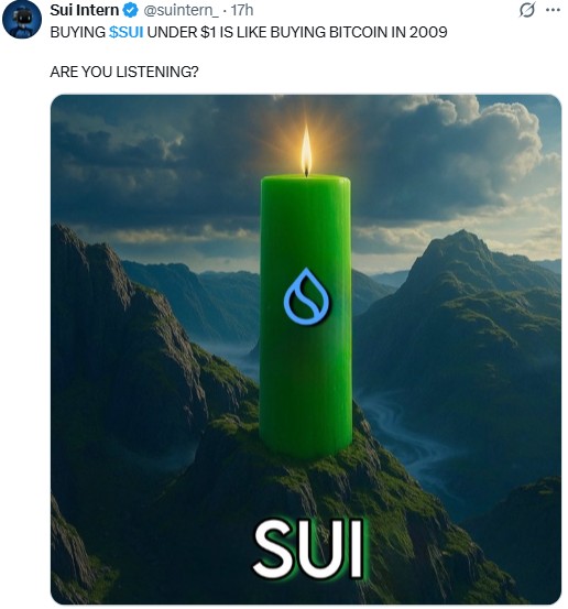 Buying SUI "Like Bitcoin in 2009"?