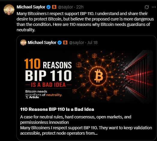 110 Reasons bip 110 Is a Bad Idea 110 Reasons bip 110 Is a Bad Idea