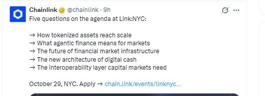 per Chainlink event post