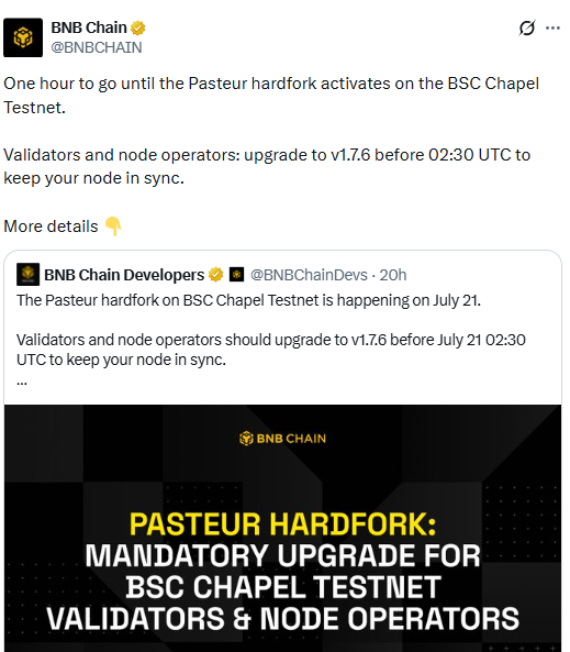 Pasteur Upgrade