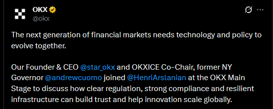 OKX news today x post
