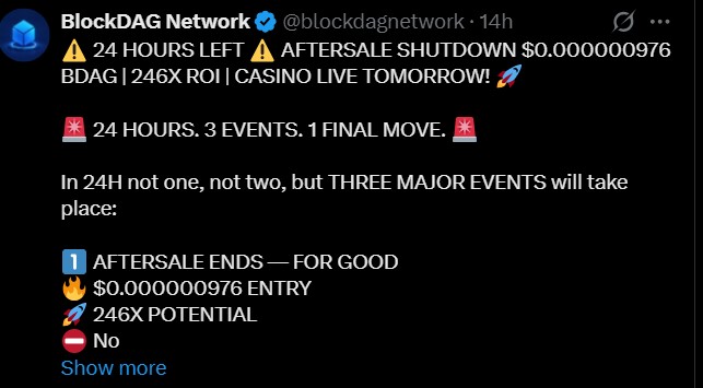 BlockDAG Aftersale and Casino launch